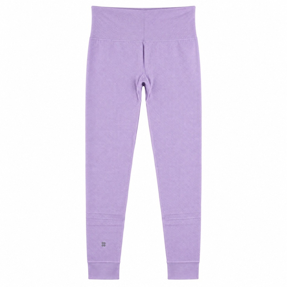Sweaty Betty Mindful Seamless Yoga Leggings Aster Purple Size L High Waist New